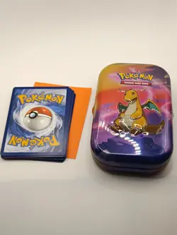 Pokemon Mystery Tin - 15 Cards - Dragonite Tin Design - Image 1