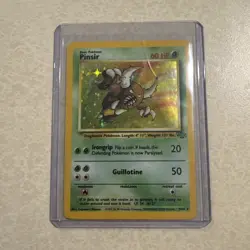 Pinsir 9/64 Holo Rare Base Set, Great Condition, Moderately Played Pokemon Card - Image 1