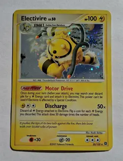 Pokemon - Electivire - Secret Wonders 25/132 - Cosmos Holo Rare - MP - Image 1