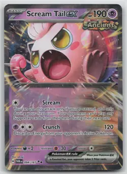 Pokemon Card Scream Tail ex - Double Rare SV06: Twilight Masquerade 094/167 NM - Image 1