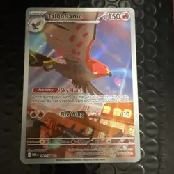 Pokemon Talonflame POR Rare Holo 091/088 HP150 Ability Sky Hunt Fire Wing - Image 1