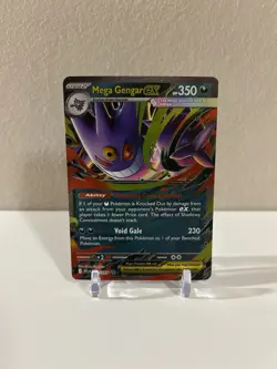 Pokemon ME02: Phantasmal Flames Mega Gengar ex Double Rare 056/094 NM - Image 1