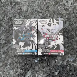 Pokemon Black Bolt and White Flare Booster Bundle Set of 2 Sealed New - Image 2