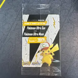 Sealed Ash's Pikachu SM108 Black Star Promo Sun & Moon Pokemon - Image 2