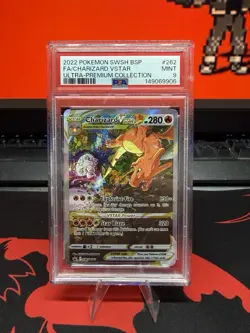 Pokemon 2022 BSP FA Charizard VSTAR Ultra-Premium Collection SWSH262 PSA 9 - Image 1