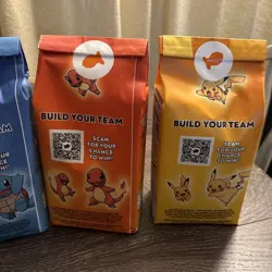 Pokemon Goldfish Crackers Lot Of 4 Ltd Squirtle Pikachu Bulbasaur Charmander - Image 5