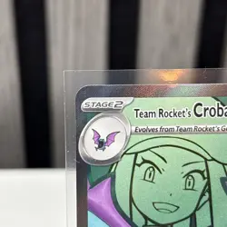 Pokemon TCG Team Rocket Crobat Ex 217/182 Destined Rivals Full Art Ultra Rare NM - Image 3
