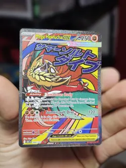 Pokemon TCG Mega Hawlucha Ex 268/217 - Ascended Heroes Mega Attack Rare NM - Image 1