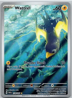 Wattrel 178/167 Illustration Rare Twilight Masquerade Pokemon NM - Image 1