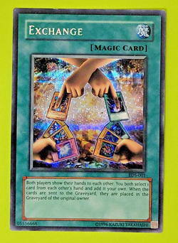 Yu-Gi-Oh Exchange Secret Rare Promo EDS-001 Lp - Image 1