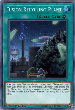 Fusion Recycling Plant - HISU-EN058 - Super Rare - 1st Edition - Lightly Played - Image 1