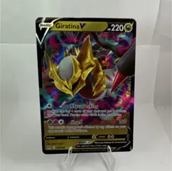 Pokemon Giratina V Ultra Rare Holo 130/196 Lost Origin English Card - Image 1