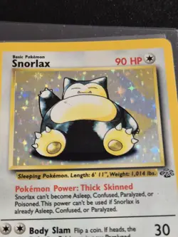 Pokemon Jungle Snorlax 11/64 Holo Rare 1999 WotC – NM/LP – Vintage Original Card - Image 2