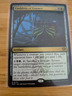 MTG Cauldron of Essence 0179 Secrets of Strixhaven M/NM Free UK P&P - Image 1