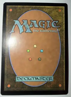 Island x1 MTG Basic Land Autographed Rob Alexander 286/301 English 2006 damaged - Image 2