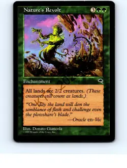 Nature's Revolt #240 Green Rare Tempest MTG LP VG/VG+ (Surface Blemish) - Image 1