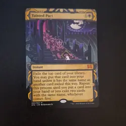 Wizards of the Coast Tainted Pact Strixhaven Black Mythic Instant Extended Art … - Image 1