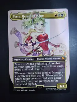 Terra, Herald of Hope (Borderless) 0204 Final Fantasy NM *NON-FOIL* - Image 1