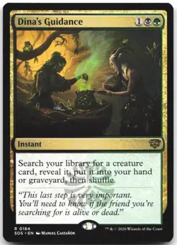 Dina's Guidance 184 Rare Secrets of Strixhaven Magic: The Gathering Near Mint - Image 1