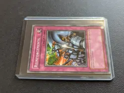 Reinforcements Yu-Gi-Oh! Trap Card SDY-031 1996 Kazuki Takahashi - Image 2