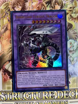 Yugioh Borreload Furious Dragon SDRR-EN042 Ultra Rare - NM 💎 - Image 1