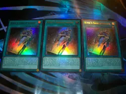 3x King's Sarcophagus 1st Edition Ultra Rare CH02-EN037 Yu-Gi-Oh! - Image 1