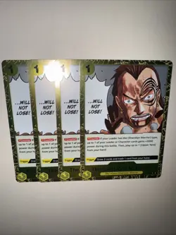 OP08-115 The Earth Will Not Lose! X4 Playset Rare English One Piece TCG Card - Image 5