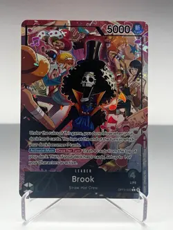OP15-022 Brook Leader Alt Art - Adventure In Kami’s Island One Piece TCG English - Image 1
