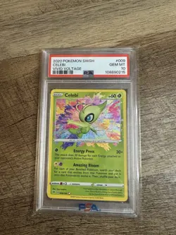 Celebi Vivid Voltage 2020 Pokemon TCG Card #009/185 PSA 10 - Image 1