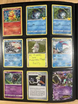 Pokemon Binder 207 Cards Collection Reverse Holo, Japanese Holos Vintage (READ) - Image 5