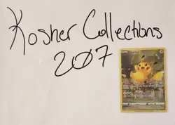 Pokemon Pikachu TCG Holo Ultra Rare Card GG30/GG70 Crown Zenith Galarian Gallery - Image 1