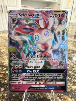 Pokemon TCG Sylveon GX Guardians Rising Ultra Rare Card 92/145 - Image 1