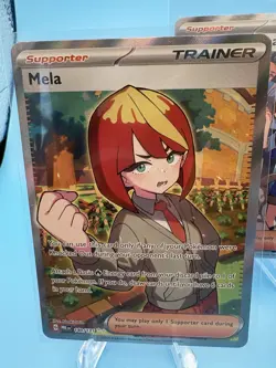 Pokemon TCG Trainer Full Art Lot (3 cards) - All NM - Clemont, Mela, Friends - Image 3