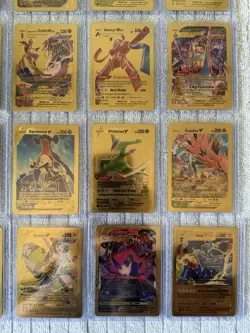 Lot Of 25 Gold Foil Fan Art Pokemon Cards - Image 5