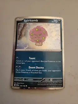 Spiritomb - (Cosmos Holo) 129/198 Miscellaneous Cards & Products Holo - Image 1