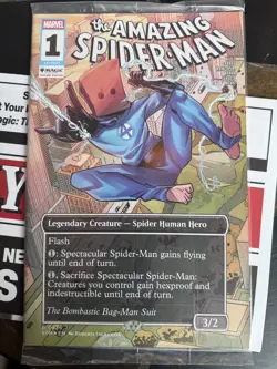 Behold The Sinister Six PAX 2025 Promo Card Foil + Comic + paper MTG Spider-Man - Image 4