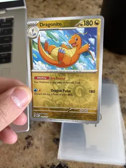 Pokemon TCG Dragonite 151 Reverse Holo Rare Scarlet & Violet 149/165 - Image 1