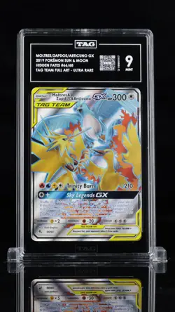 2019 Pokemon Moltres & Zapdos & Articuno GX #66/68 TAG 9 - Image 1