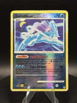 Pokemon Suicune 19/132 Secret Wonders Reverse Holo Rare Basic English Card MP - Image 1