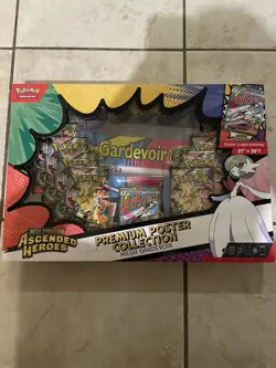 Pokemon TCG Ascended Heroes Premium Poster Collection Mega Gardevoir - Image 1