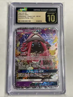 2021 Pokemon Celebrations Tapu Lele Classic Collection Pristine #60/145 CGC 10 - Image 1
