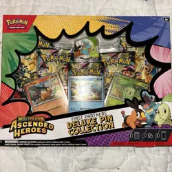 POKEMON ASCENDED HEROES FACTORY SEALED FIRST PARTNERS DELUXE PIN COLLECTION !!! - Image 1