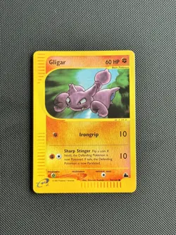 Pokemon - Gligar 59/144. Skyridge Reverse Holo. Vintage - NM. - Image 2