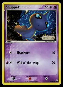 Pokemon Card - Shuppet Legend Maker 63/92 Reverse Holo Stamped - Image 1