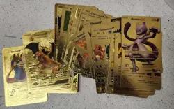 Gold Textured Pokemon Deck Gold Foil - Image 2