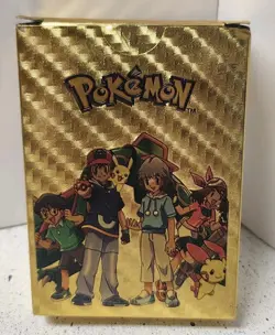 Gold Textured Pokemon Deck Gold Foil - Image 3