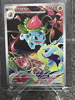 Pokemon TCG Mega Evolution - Ivysaur - Illustration Rare 134/132 - Alt Art Foil - Image 1