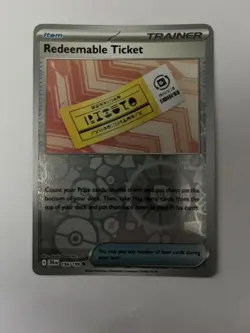 156/159 Redeemable Ticket : (Reverse Holo) Card : Journey Together : Pokemon TCG - Image 1