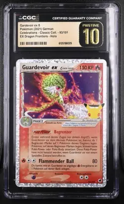 Pokemon Guardevoir Gardevoir EX 93/101 Deutsch PSA CGC Pristine 10 SELTEN - Image 1
