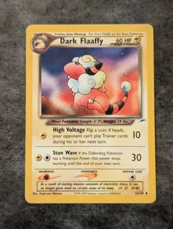 Dark Flaaffy 34/105 Near Mint Vintage 1999-2000 Neo Destiny Non Holo Pokemon Tcg - Image 1
